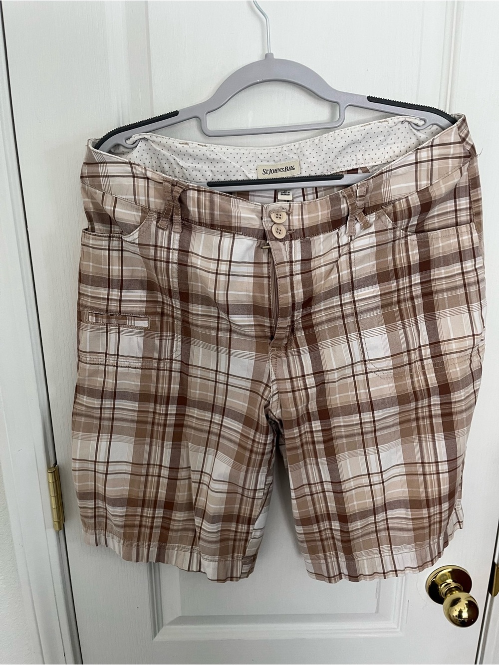 Plaid shorts